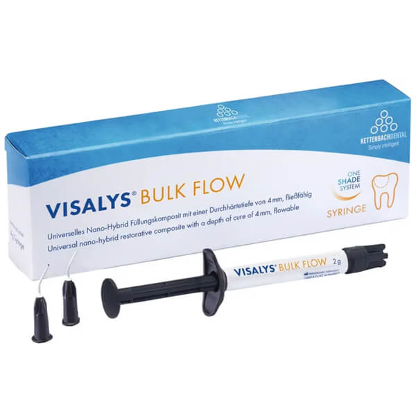 Visalys Bulk Flow: Nanohybrid, Flowable & Light Curing Composite - 1 Syr. 2 gr Img: 202505171