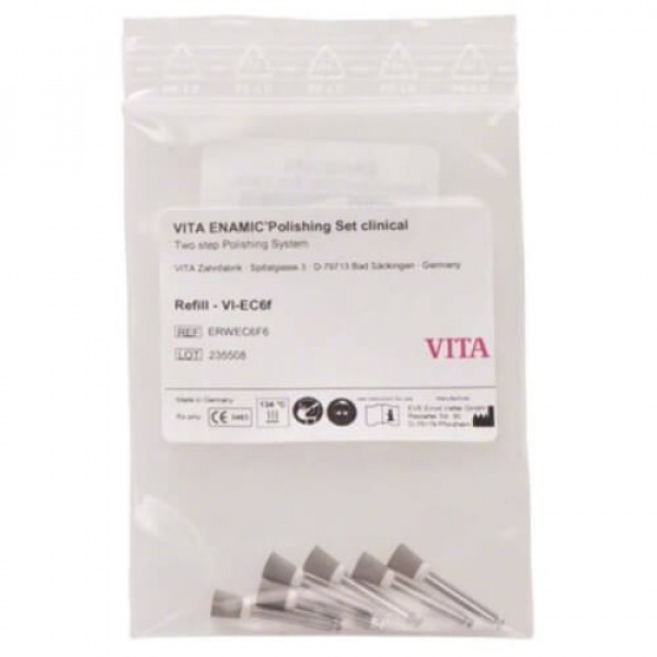 Vita Enamic®: Polishing Of Hybrid Ceramics-6 grey high gloss polishers, cup, VI-EC7f Img: 202112041