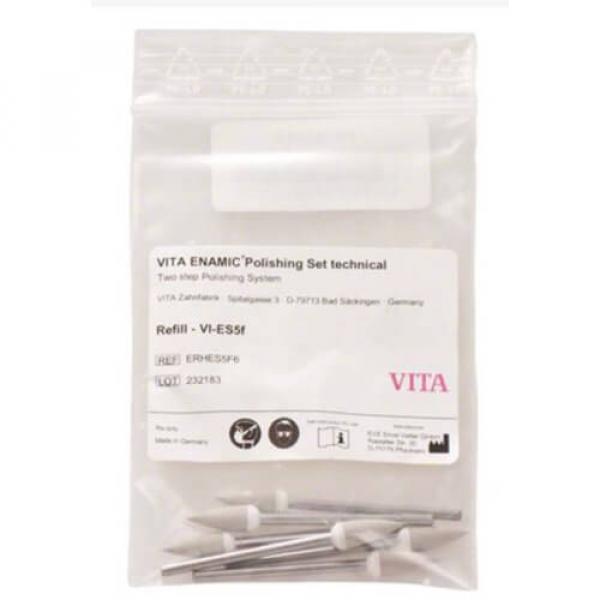 Vita Enamic®: Polishing Of Hybrid Ceramics-6 grey high gloss polishers, tip, VI-ES5f Img: 202111201