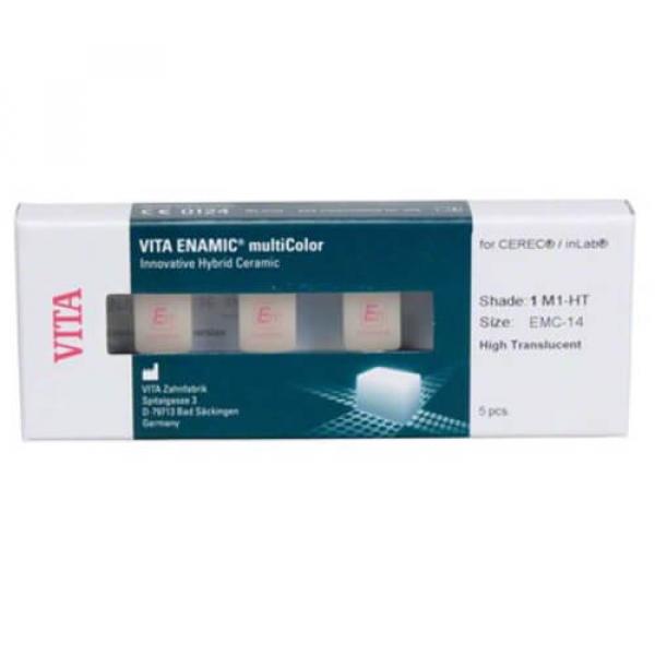 Vita Enamic® Multicolor For Cerec®/Inlab (5 pcs.)-1M1-HT, EMC-14 Img: 202112041