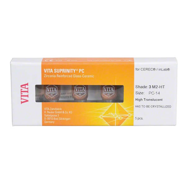 Suprinity PC System 3D-Master: Vitreous Ceramics (5 pcs) - A1-HT (PC-14) Img: 202507191