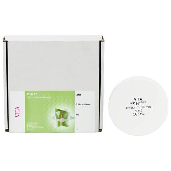 VITA YZ HT Colour: Supertranslucent Blank Disc (Ø 98.4 mm, H18 mm) Img: 202204301