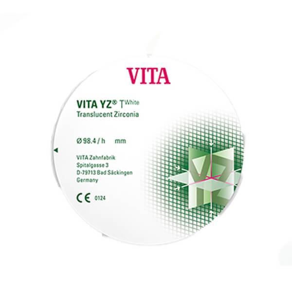VITA YZ T White: Translucent Blank Disc (Ø 98.4 mm) - H 12 mm Img: 202204301