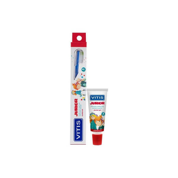 Vitis Junior: Toothbrush and Dental Gel (15 ml) Img: 202508091