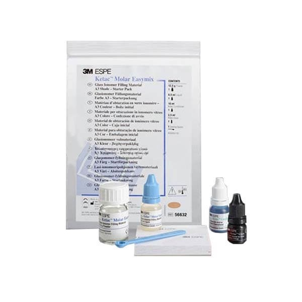 Ketac Molar Easy Mix: Glass Ionomer Cement Kit Img: 202304151