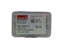 Prophy Brushes with plastic shaft (100 pcs) - Medium, RA white Img: 202104171