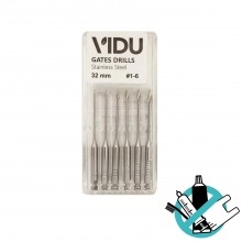 Gates Endodontic Burs 32 mm (6 pcs) - Assortment No. 1 - 6 Img: 202210081