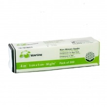 GAUZES 5x5cm. NO STERILE 30g / m2 200u. Img: 202102271