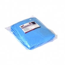 BLUE M 110x127cm 25g LONG SLEEVE ELASTIC CUFF 10u Img: 202304011