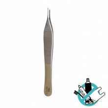 Adson Surgical Tweezers with Teeth (12.5 cm) Img: 202302251