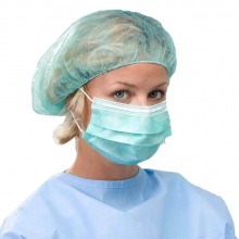 SPIRITUS PLUS S / LATEX MASKS WITH ELASTIC (50u.) Blue Img: 202007251