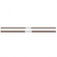 Medium Grain Diamond Strips (10 pcs) - One non-perforated side (4 x 150 mm) Img: 202307011