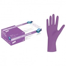 VIOLET PEARL: Violet Nitrile Gloves (100 pcs) - XS Img: 202304081