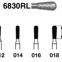 6830RL.314 burs. Diamond Pear FG (5 pcs)     - NO. 012 Img: 202205141