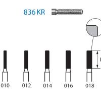 836KR.314 Burs. Flat Cylindrical Diamond FG (5 pcs) - No. 010 Img: 202204021