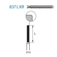 837LKR.314 Burs. Flat Cylindrical Diamond FG (5 pcs) - NO. 014 Img: 202204021