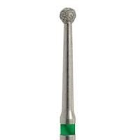 801LG.FG - Diamond Ball End Bur Long Neck for Turbine (5 pcs.) - Thick (Green) - 12 Img: 202306031