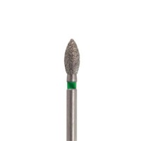 830G.FG.025 Rugby Ball Shape Diamond Bur for Turbine (2 pcs) - Medium / Blue - 25 Img: 202308191