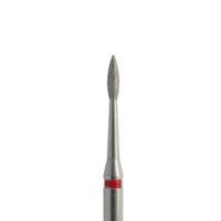 830LF.CA - Flame Shaped Diamond Flame Cutter for Contra Angle (5 pcs.) - Fine (Red) - 14 Img: 202209031