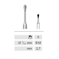 Fresa Forma Pera 830M - Diamante FG (5ud) - 830M-314-012 Img: 202205141