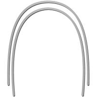 Titanium Molybdenum Bows - Rectangular (10 Units) - .016"x.022" Universal Form U/L Img: 202011211