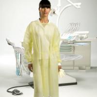Yellow water repellent gowns with cuff (length 110cm / 50ud) Img: 201907271
