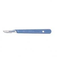 DISPOSABLE STERILE SCALPEL N.11 WITH HANDLE 10u 0503 Img: 202107101