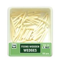 Wooden Dental Wedges (100 pcs) - White Img: 202107311