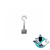 Orthodontic Curved Crimpable Hook 0.022" (10 units) - Right Img: 202403091