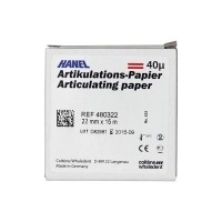 Hanel: 40 µm Articulating Paper - Roll of 40 µm x 22 mm x 15 m -C: Red Double-sided Img: 202407271