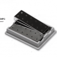 ALUMINUM BUR BLOCK FOR 24 BURS Img: 201811031
