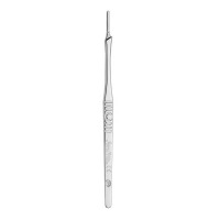 Stainless steel scalpel handle: - Nº7 (10 pcs)  Img: 202304081