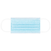 Graffiti Surgical Mask: 4-Layer Disposable Medical Masks (50 pcs) - BLUE Img: 202507191