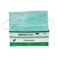 GREEN FLAT MASKS WITH RUBBER BAND Img: 202102271