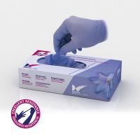 VIOLET NITRILE GLOVES - XS. 100u Img: 201807031 VIOLET NITRILE GLOVES - XS. 100u Img: 201807031