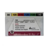 Assorted white paper tips (ISO 28mm) - ISO 090-140 (120 pcs) Img: 202203051