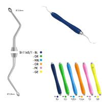 Hemingway 1145/1 Silikon Bone Curette (Ø 2.8mm) - BLUE Img: 201907271