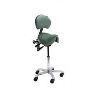 Amazone Clinic Chair with Backrest (34 cm) - With green backing Img: 202011211