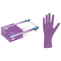 VIOLET PEARL: Violet Nitrile Gloves (100 pcs) - XS Img: 202304081