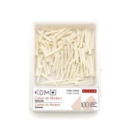 WEDGES KDM short thin wooden wedges white 100 pcs Img: 202104031