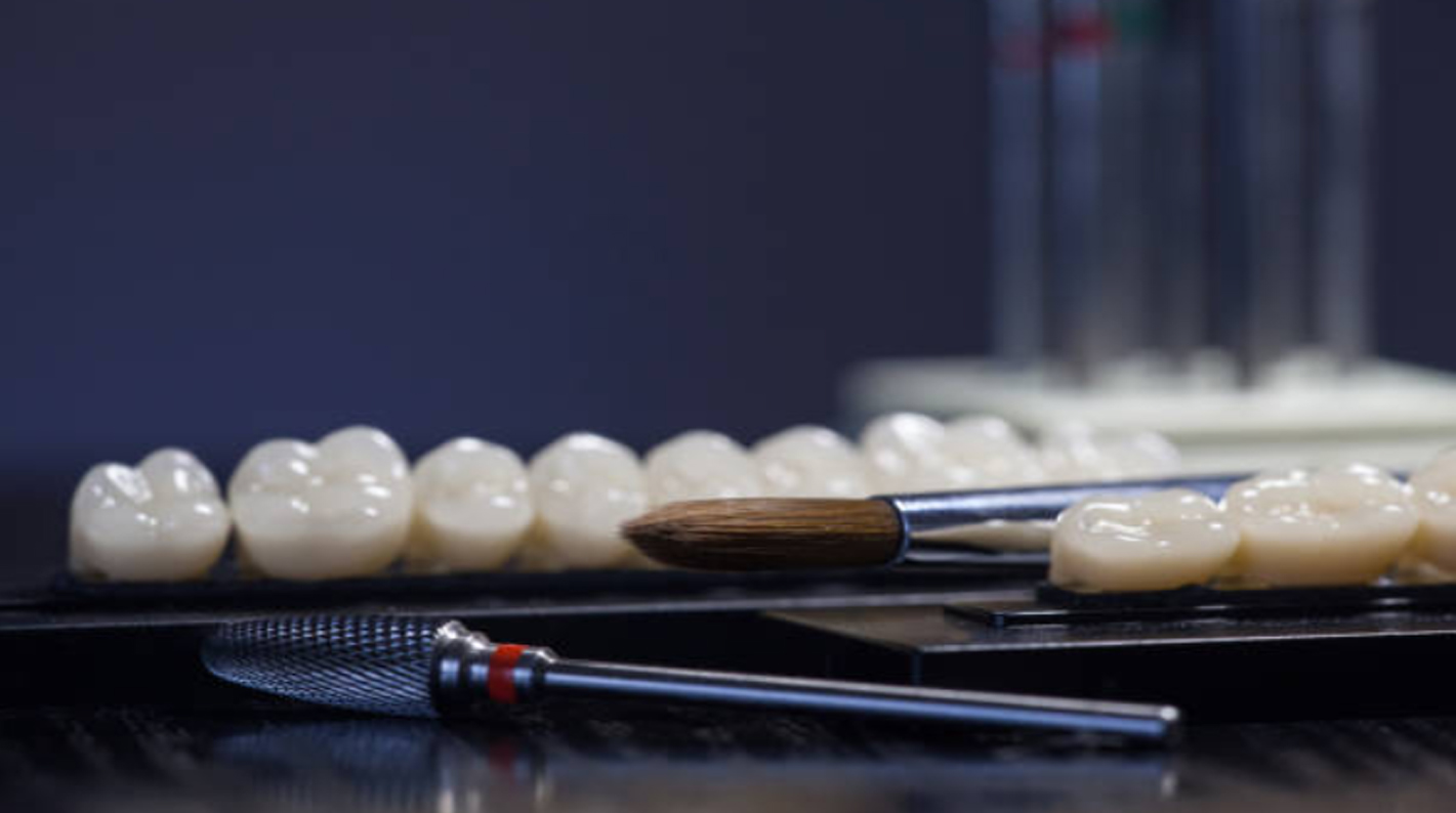 Acrylic teeth in dentistry