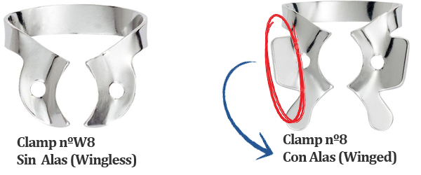 Dental clamps