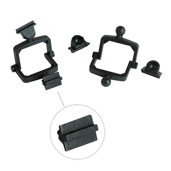 ARTICULADOR DE PLASTICO - DESECHABLE NEGRO - 100 UNIDADES (REPOSICION) Img: 202507261