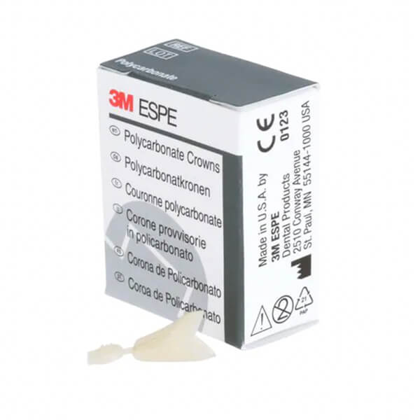 Corone In Policarbonato 3M ESPE P41, Forma #41 Per 1° Bicuspide, Confezione Da 5