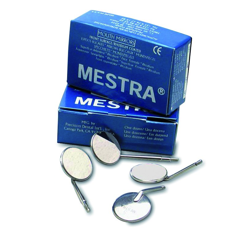 Espejos dentales - rodio C.S. cone Nº4 y Nº5 (12ud.) MESTRA - Dentaltix