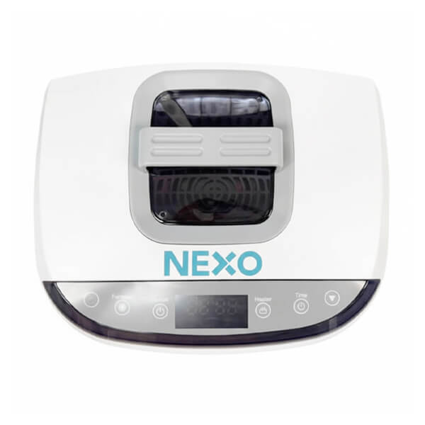 Panel de control de la cuba de ultrasonidos NEXO FoClean 25 con pantalla LED