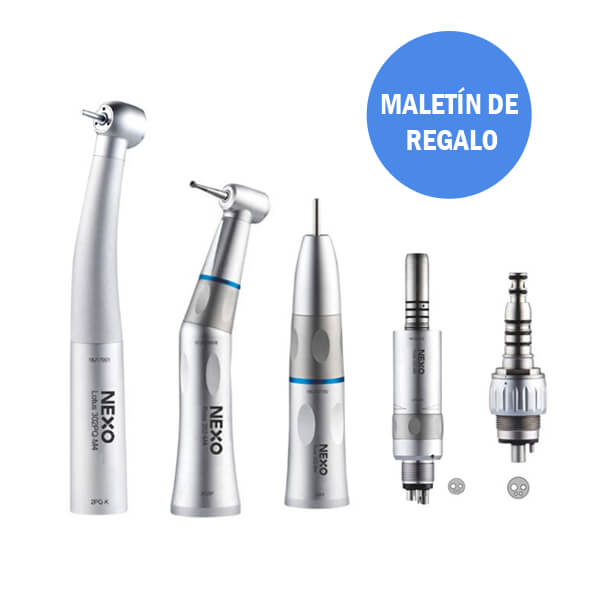 Kit instrumental rotatorio dental profesional sin luz