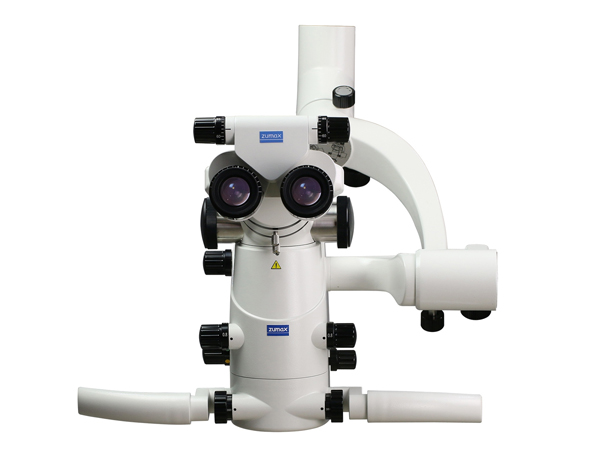 Microscopio OMS 2380 con ruedas y luz LED de Zumax Medical