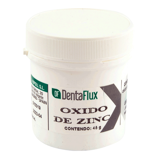 Óxido de Zinc Puro (45 gr) DENTAFLUX - Dentaltix