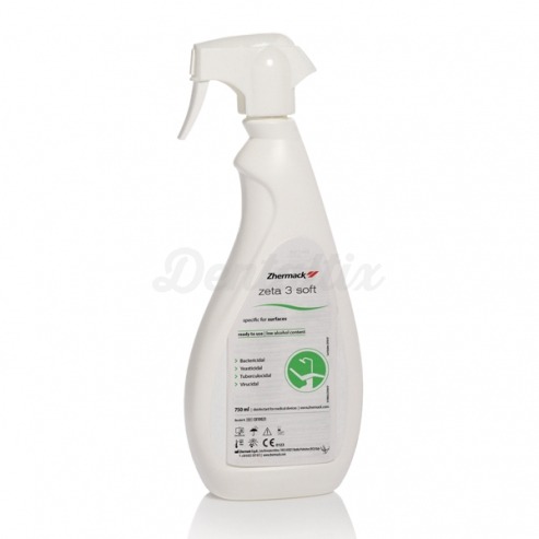 Zeta 3 Soft: Desinfectantes de Superficies en Spray de 750 ml - Zhermack